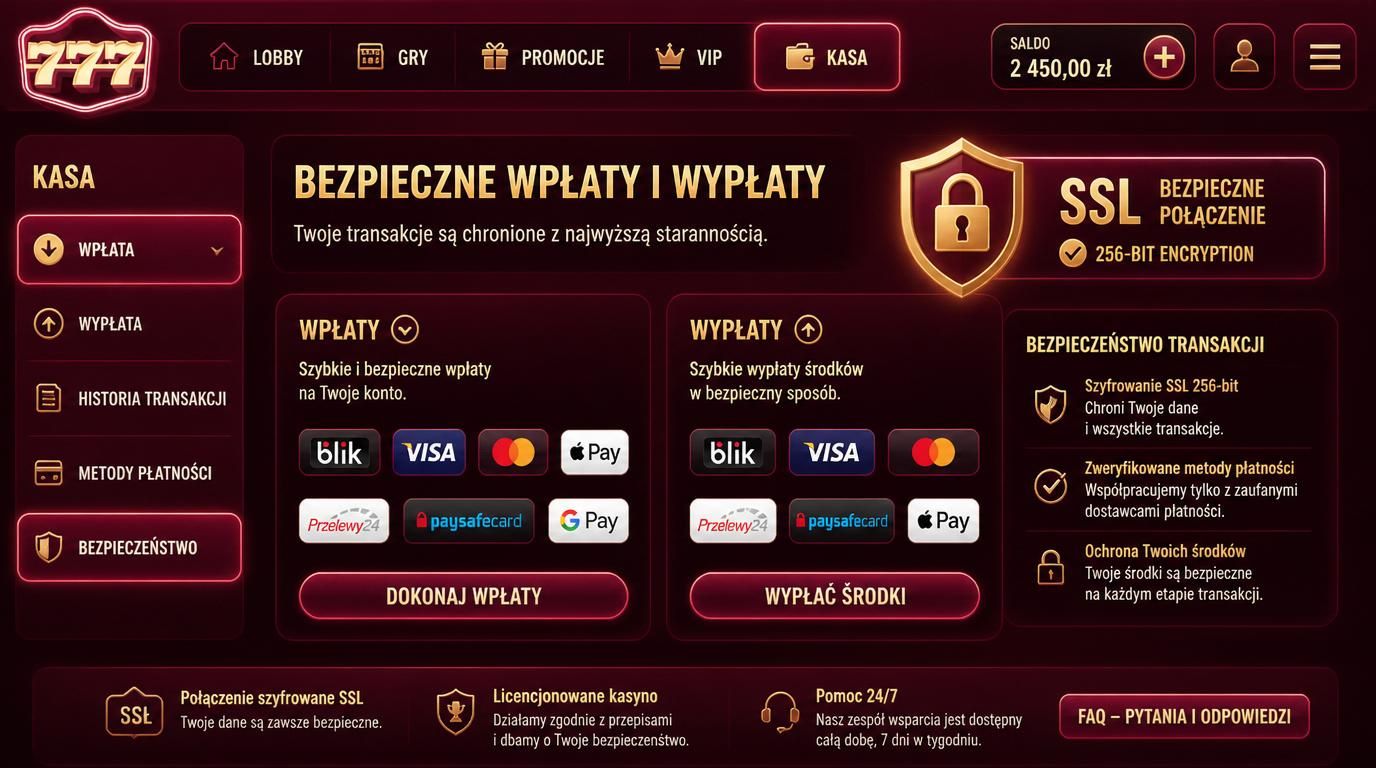 metody płatności i SSL